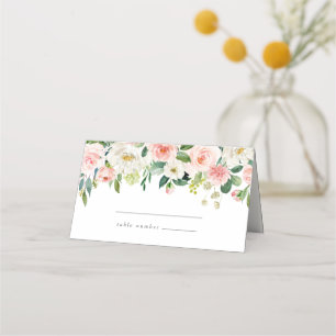 Tarjetas geométricas de Boda floral Rubor