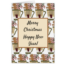 Tarjetas Gingerbread para navidades