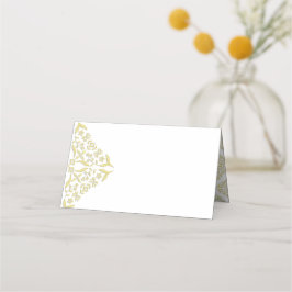 Tarjetas Gold Filigree Blank Place