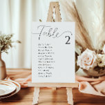 Tarjetas gráficas de asientos simples y elegantes<br><div class="desc">Presentamos nuestras Sencillas y Elegantes Tarjetas de Asiento Boda Blanco! Estas tarjetas ofrecen una combinación perfecta de sofisticación y simplicidad, ideal para cualquier celebración de una boda elegante. Con su fondo blanco limpio y su negrita negro, encontrar tu asiento nunca ha sido tan fácil. Personalizadas con nombres personalizados, estas tarjetas...</div>