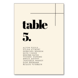 Tarjetas gráficas simples de moda Cream boda