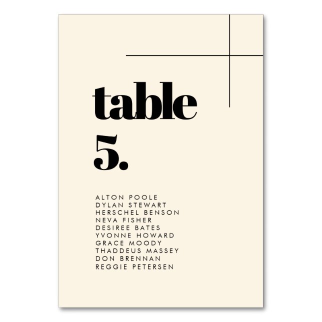 Tarjetas gráficas simples de moda Cream boda (Anverso)