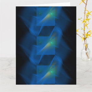 Tarjetas grandes en blanco de trompetas de ángeles