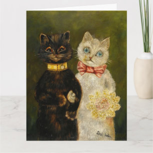TARJETAS GRANDES GATOS GATO DE BODAS LOUIS WAIN SO