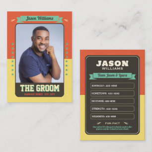 Tarjetas Groom de equipo personalizado Tarjetas Gr