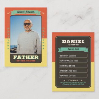 Tarjetas Groom de equipo personalizado Tarjetas Gr