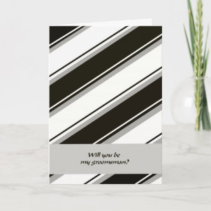 Tarjetas Groomsmen — Tie