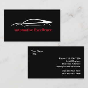 Tarjetas Guay Black Core Automotive Business