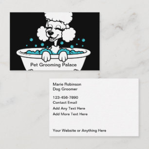 Tarjetas Guay de moda Dog Grooming