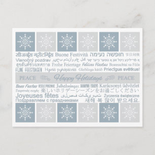 Tarjetas Happy Holidays multilingüe