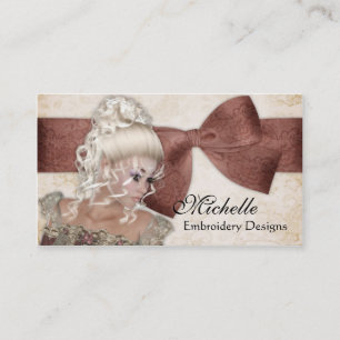 Tarjetas hermosas de la señora 1 visita del