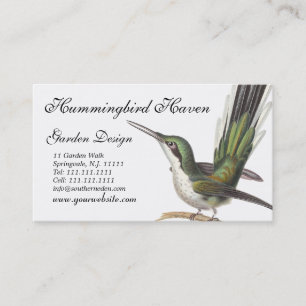Tarjetas Hummingbird, Diseñador de jardines, Tiend