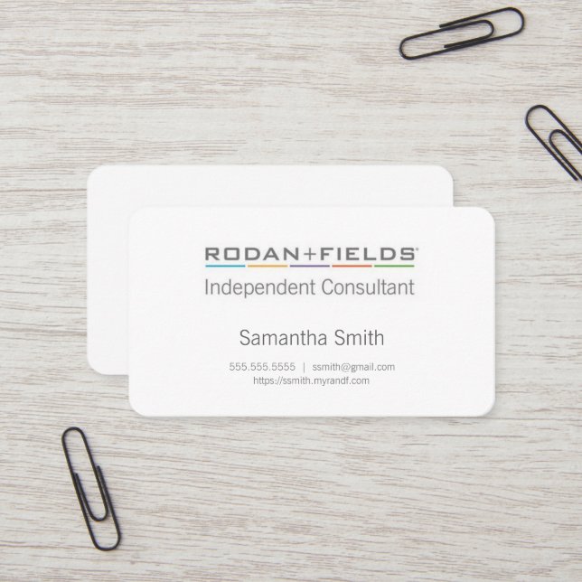 Tarjetas independientes con clase del consultor (Anverso/Reverso In Situ)