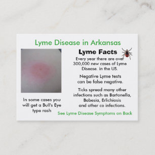 Tarjetas informativas sobre la enfermedad de Lyme