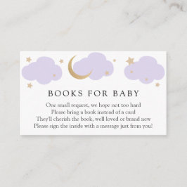 Tarjetas insertas Libros Morados de Luna y Estrell