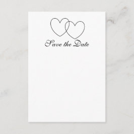Tarjetas "Interbloqueo de corazones" para guardar