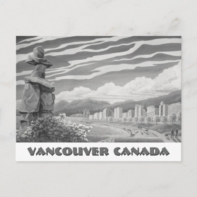 Tarjetas Inukshuk de Vancouver Art Postcard Vancou (Anverso)