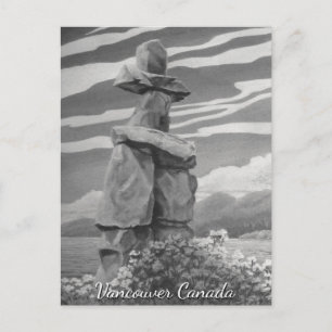 Tarjetas Inukshuk de Vancouver Art Postcard Vancou