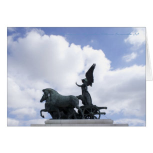 Tarjetas italianas, monumento al vencedor Manuel