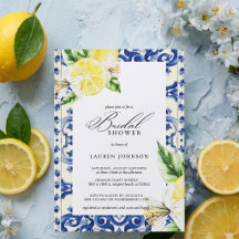 Tarjetas Italianas | Tema de Limón para Despedida 