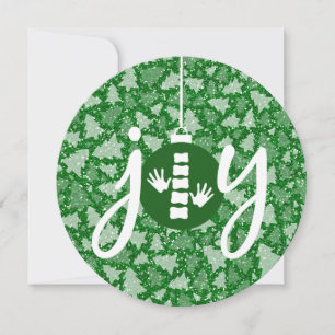 Tarjetas JOY Chiropracticas planas de Navidades de