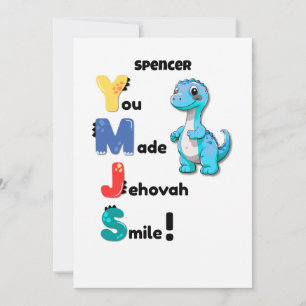 Tarjetas JW para jóvenes - ¡Hiciste sonreír a Jeho