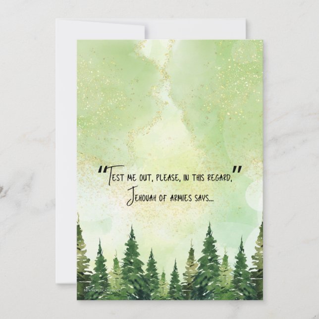 Tarjetas JW para los pioneros que necesitan granje (Anverso)