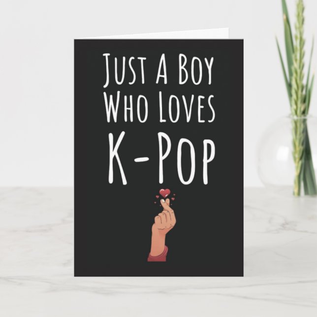Tarjetas Kpop Lindas Para Chicos K Pop (Anverso)