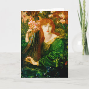 Tarjetas La Ghirlandata por Dante Gabriel Rossetti