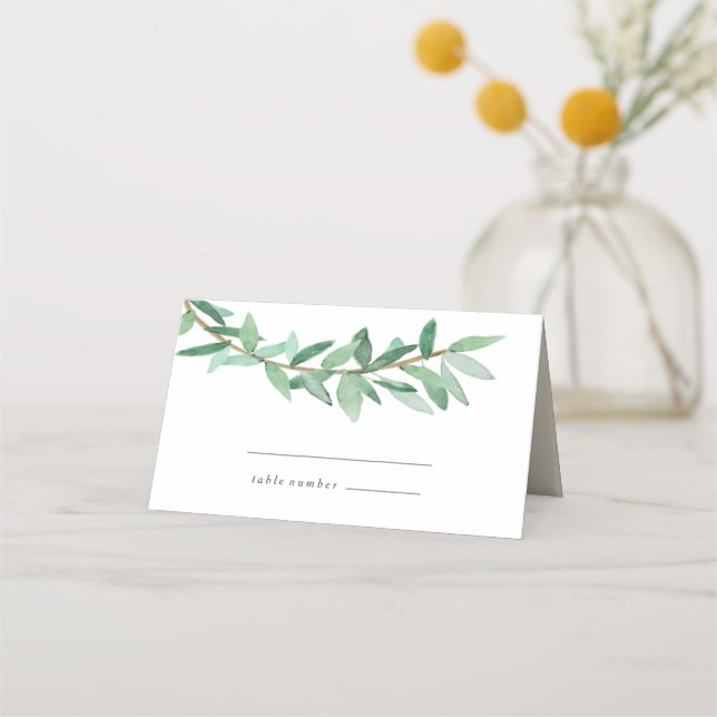 Tarjetas Laurel Olive Branch Place (Anverso)