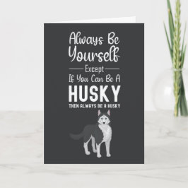 Tarjetas Lindas de Husky Nieve Perro Siberiano Ama