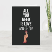 Tarjetas lindas de K Pop Música Fan asiático