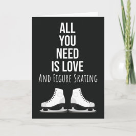 Tarjetas Lindas de Patinaje sobre Hielo Patinador 