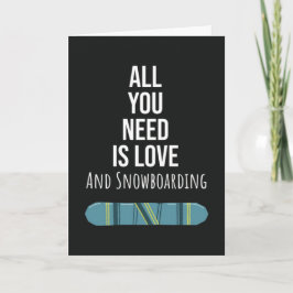Tarjetas Lindas de Snowboarding Esquiador Deportes
