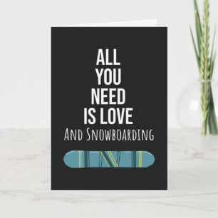 Tarjetas Lindas de Snowboarding Esquiador Deportes
