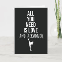 Tarjetas Lindas de Taekwondo Artes Marciales Japón