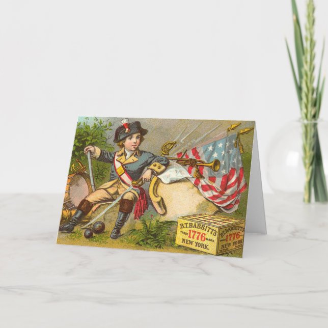 Tarjetas lindas del Día de la Independencia del (Anverso)