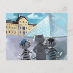 Tarjetas Louvre París - Postal