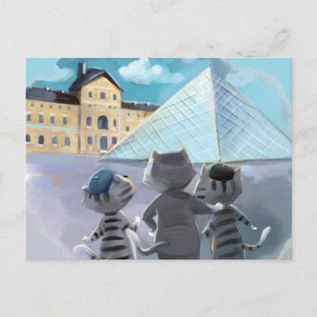 Tarjetas Louvre París - Postal (Anverso)