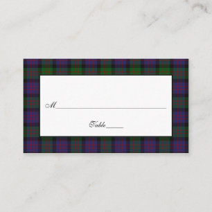 Tarjetas MacDonald Tartan Boda Place
