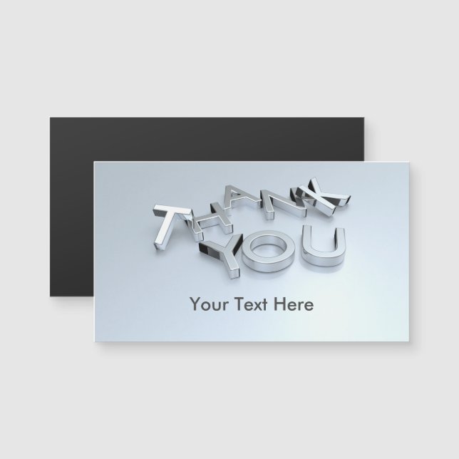 Tarjetas Magnéticas de Silver Gracias (Anverso/Reverso)