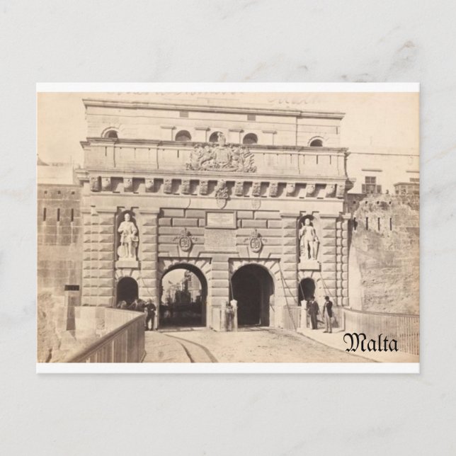 TARJETAS MALTA POST (Anverso)