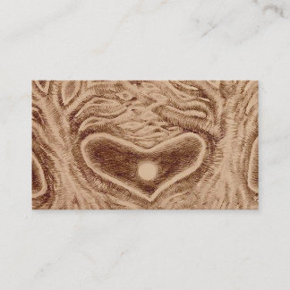 Tarjetas marrones del árbol de Kaia de ocampo