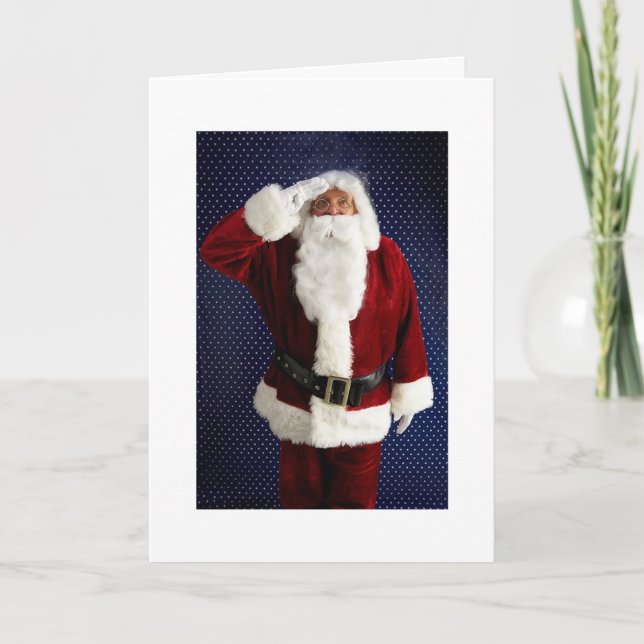 Tarjetas militares para Navidades (Anverso)