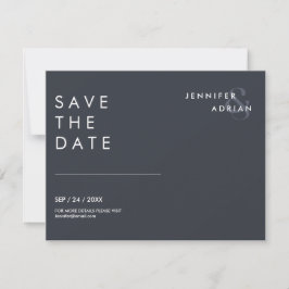Tarjetas Mínimas de Ahorro de Fecha de Boda