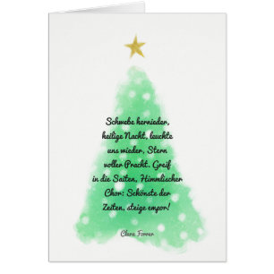 Tarjetas mínimas de árbol de Navidad