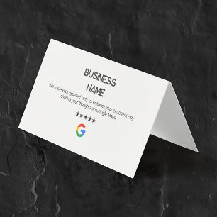 Tarjetas mínimas de revisión de Google