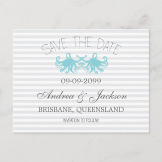 Tarjetas Modernas de Aviso de Fecha de Bodas en Pl