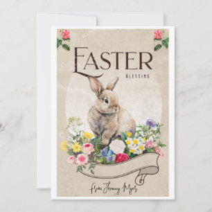tarjetas modernas de bendición de pascua