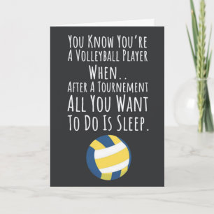 Tarjetas Modernas de Equipo de Voleibol Atleta de 